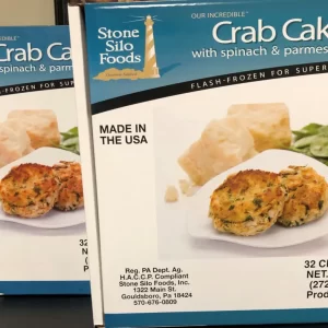 Crab and Spinach Cake